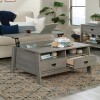 Mesa Ratona Articulada con cajones - Sauder - Linea Trestle Gris