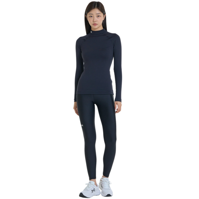UA CG Authentics Mockneck-BLK BLK-001