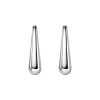 Caravanas Gota larga - Plata inflada - CA4331 sinpiedra