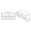 MUEBLE TV MTP003 NOGAL (CD) Unica