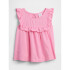 V-LINEN TOP SP26 PARISIAN PINK