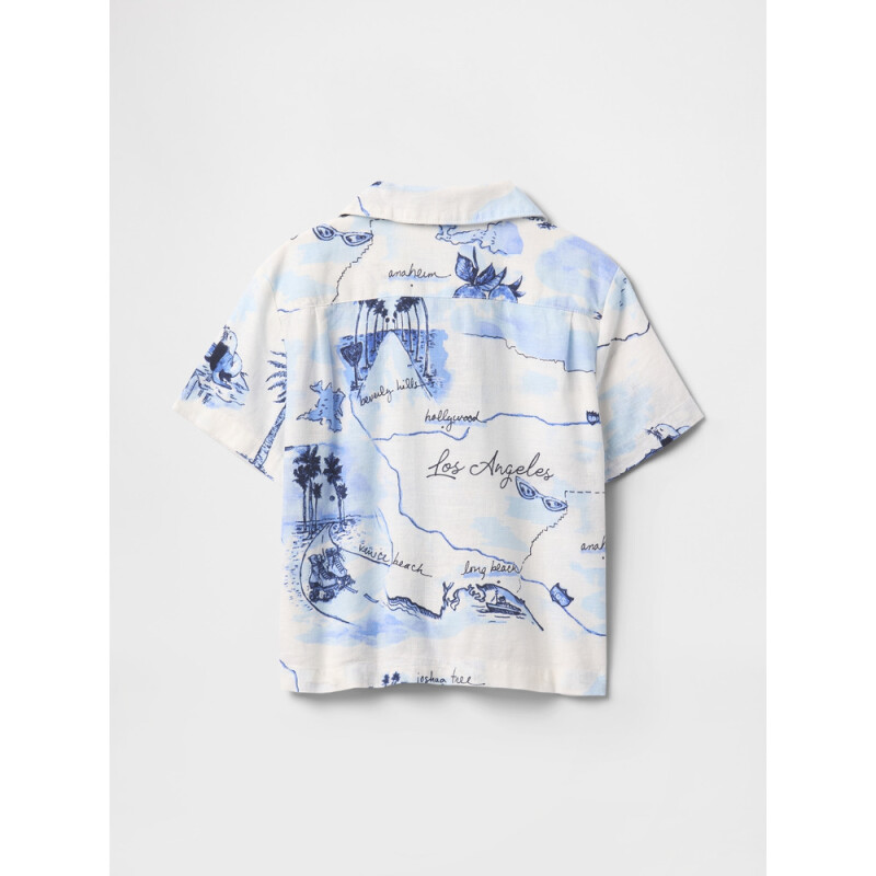 SS LINEN TOP SP25 SHIRTING BLUE V2