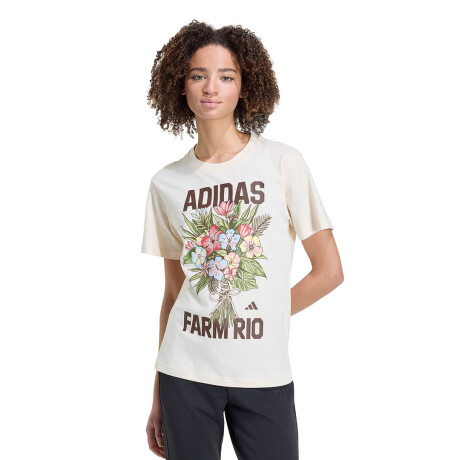 Remera de Mujer Adidas Farm Rio Beige - Multicolor