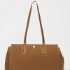 Bolso Paddock en efecto gamuza Verde