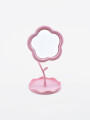 ESPEJO FLOR PORTA BIJOU ROSADO