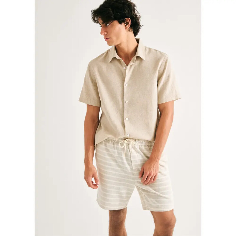 BERMUDA MASC CAQUI CLARO