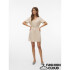 VMMYMILO SS V-NECK DRESS WVN GA NOOS Silver Lining