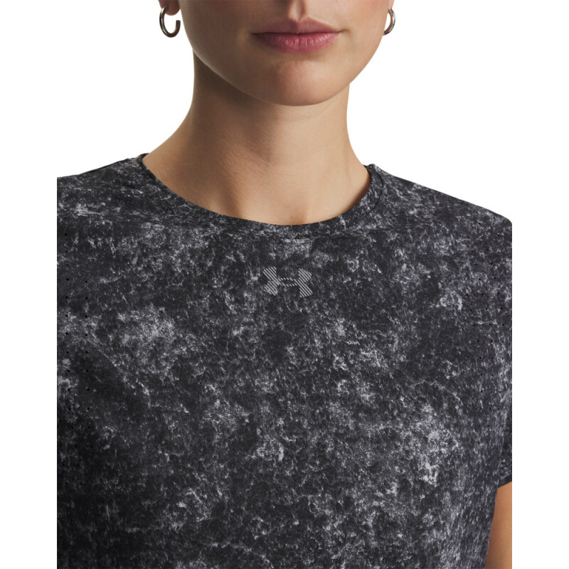 UA Velociti Pro Print SS-GRY BLK-001
