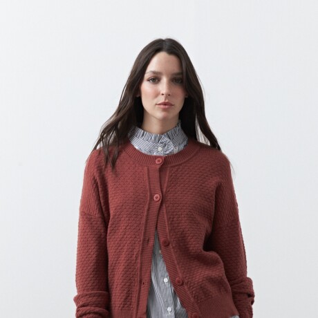 CARDIGAN TEODORA Ladrillo