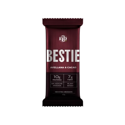 Barra de Proteína Avellana y Cacao 42g Bestie Barrita Bestie Avellana Cacao