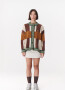 Cardigan Glory Print Chocolate PRE ORDEN