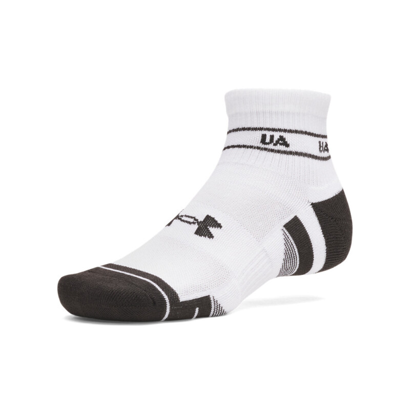 UA Perf Tech Nvlty 3pk Qtr-WHT WHT-108