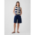 V-SWEATER VEST BLUE STRIPE