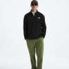Buzo Polar Textured cierre de 1/4 hombre Tnf Black Heather