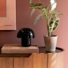 LUMINARIA DE MESA MUSHROOM SHINY Negro - -