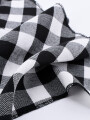 BANDANA MASCOTA CUADROS NEGRO