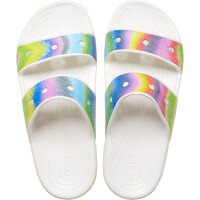 Sandalias Crocs Classic Spray Dye Blanco