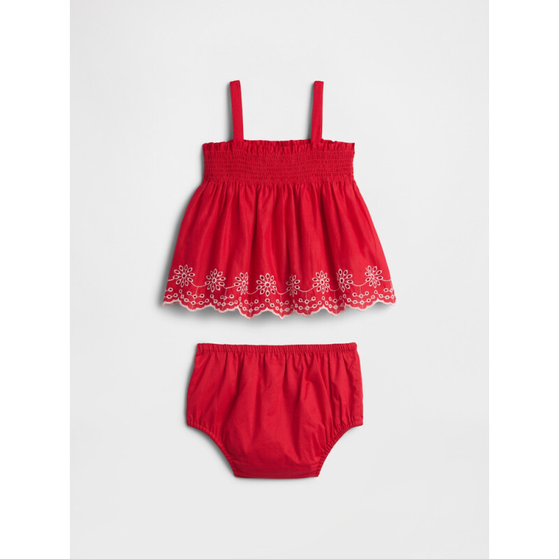 V-G EYELET TANK SET PURE RED V2
