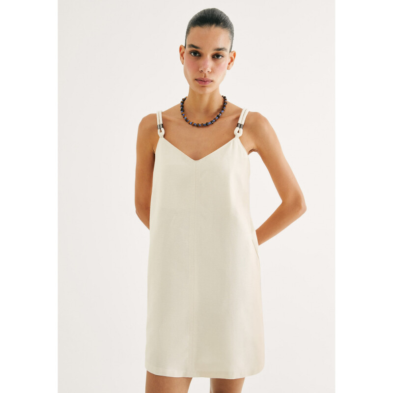 VESTIDO MIDI FEM AMARELO CLARO