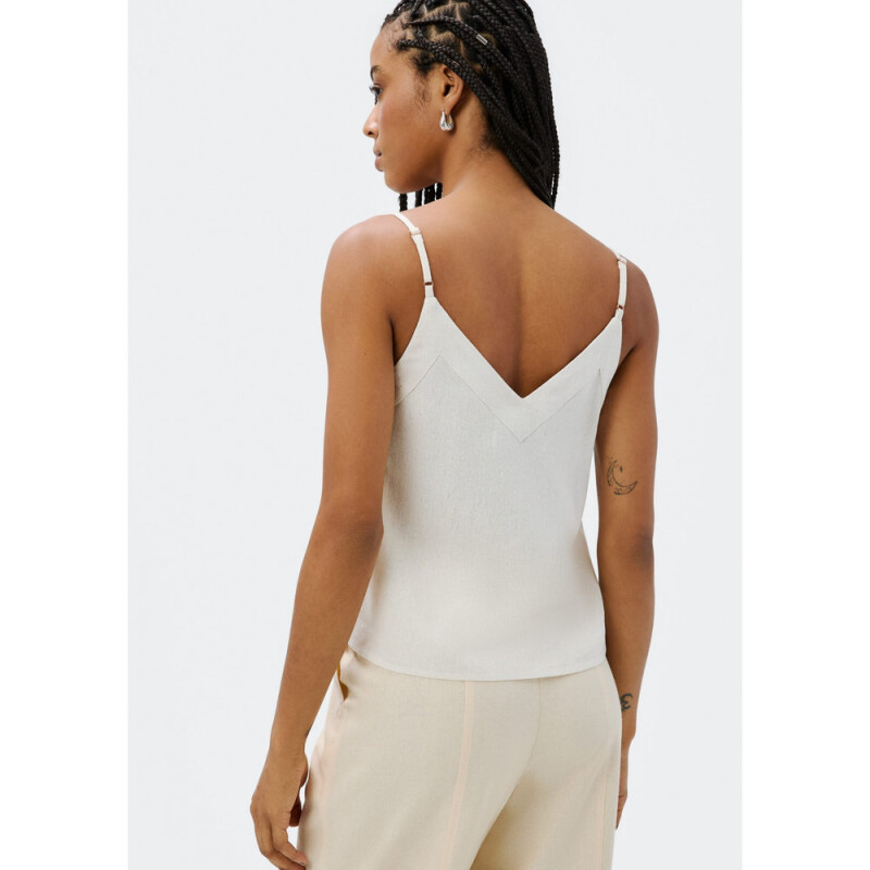 BLUSA SM FEM BEIGE