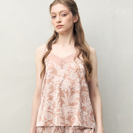 TOP TERESA PRINTED Tostado