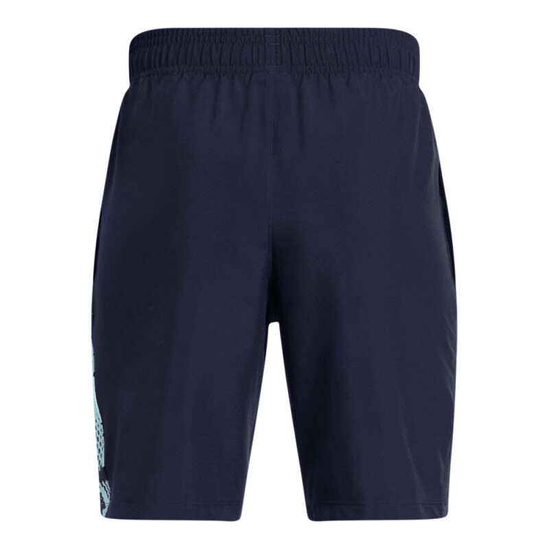 UA Tech Woven Graphic Short-BLU BLU-410