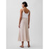MAXI SLIP SKIRT - LINEN FLAX LINEN