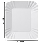 BANDEJA DE CARTÓN 50 UNI • 21,5x17,5cm BANDEJA DE CARTÓN 50 UNI • 21,5x17,5cm