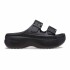 Sandalias Crocs Saturday Platform Sandal W Mujer Black