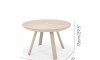 Mesa redonda de Patio Diámetro 119cm - Urbanite Beige
