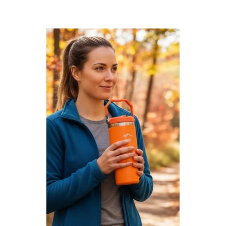 Termo Grip Max 890 ML Hike Color Naranja