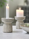 Portavela INGAR Ø10x11 cm blanco Portavela INGAR Ø10x11 cm blanco