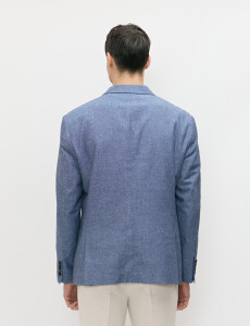 110612 SACO LINO THAI Azul Piedra