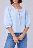 Remera Lazos Celeste