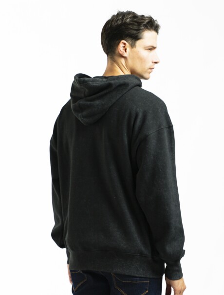 Canguro de Felpa Oversized California Negro