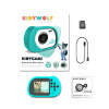 Cámara sumergible infantil Kidycam Pro Cyan Kidywolf Cámara sumergible infantil Kidycam Pro Cyan Kidywolf