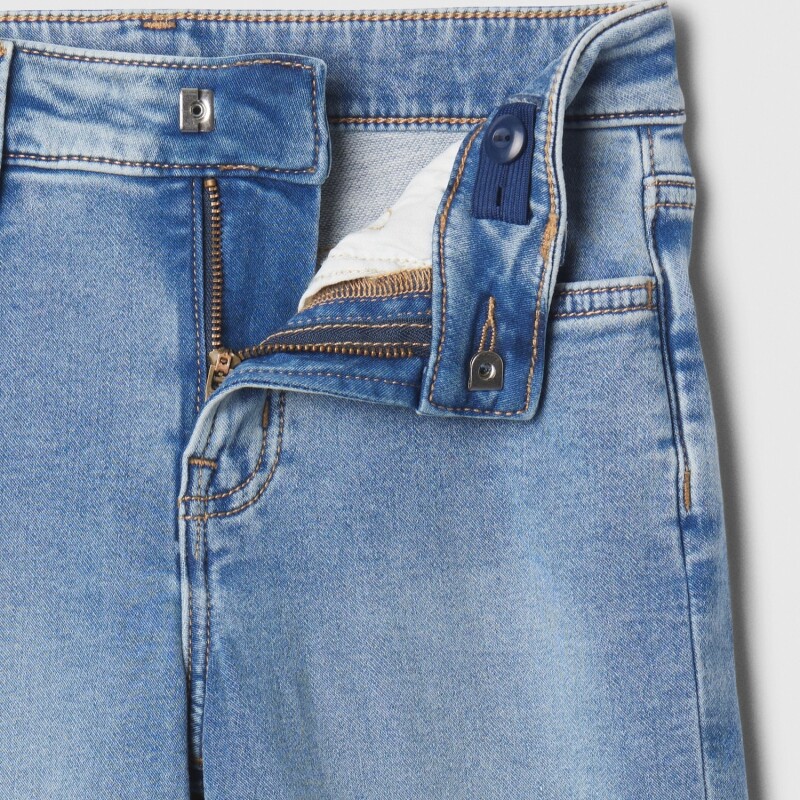 V-HR WIDE LT KNIT LIKE LIGHT WASH