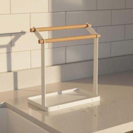 ORGANIZADOR DE COCINA METAL BLANCO 25X13X27CM