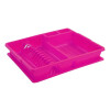 Escurridor Eco De Platos Vasos Cubiertos 45 X 38 Cm ROSA