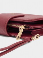 Cartera Con Bolsillo Para Móvil rojo
