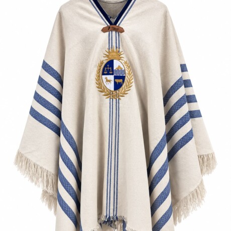 Poncho Patrio Bagual Grueso Dorado