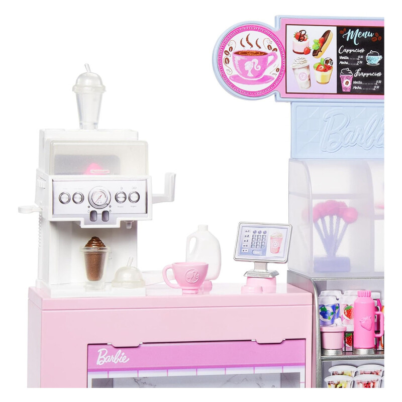 Muñeca Barbie Coffee Shop con juego y accesorios Muñeca Barbie Coffee Shop con juego y accesorios