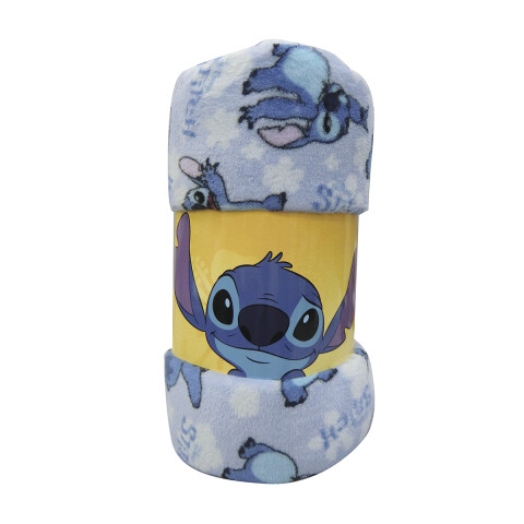 Frazada Coral Infantil 1 Plaza 150 x 200 cm Stitch