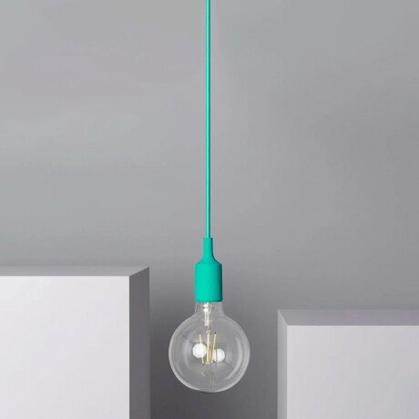 ACDC271 Luminaria Colgante De Techo Colorful Celeste
