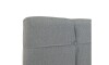 Respaldo 1 Plaza 1/2 Madera y Tela - London Gris