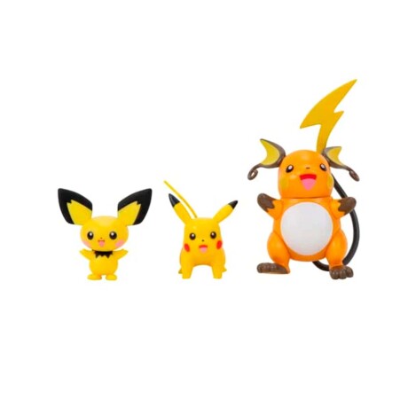 Pokemon Select Evolution Multipack Pikachu - Set de Figuras Pokemon Select Evolution Multipack Pikachu - Set de Figuras