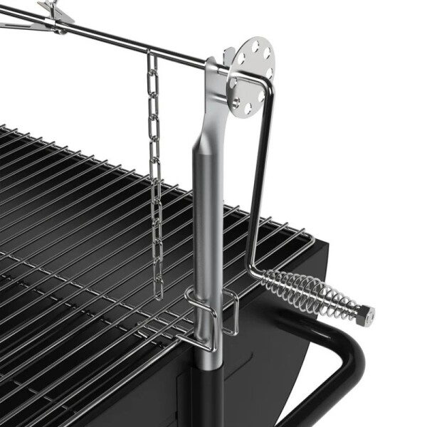 PARRILLA A CARBON CON ROLDANA Y RUEDAS PARRILLA A CARBON CON ROLDANA Y RUEDAS