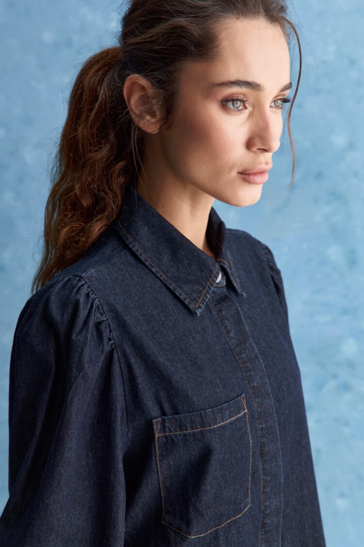 CAMISA AMORAS Indigo