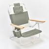 S61DBCA Reposera Playa Reclinable Mochila Sunnylife Seagrass Sage Block