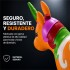Unicornio Saltarín Inflable Infantil 58 x 55 cm Naranja